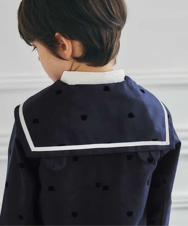 日本童裝 apres les cours x tiny bear 水手領外套 90-120cm 男童款 冬季 OUTERWEAR 面試/宴會/表演 兒童服飾