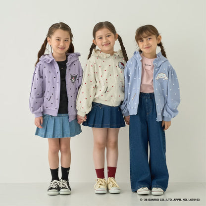 日本童裝 Ly# mine x Sanrio 花邊口袋衛衣外套 90-140cm 女童款 秋季 OUTERWEAR