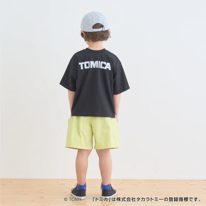 日本童裝 b・R# x Tomica 防污系列 速乾系列 防UV 2Way 前後兩著 印花上衣 90-130cm 男童款 夏季 TOPS