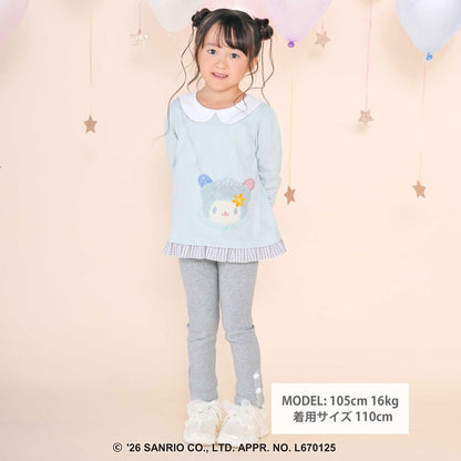 日本童裝 Slap Slip x Sanrio 翻領荷葉邊上衣 80-130cm 女童款 秋季 TOPS 其他品牌童裝