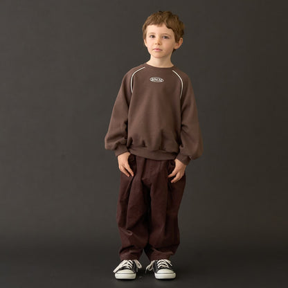 日本童裝 b・R# 抓毛數字印花衛衣 110-150cm 男童款 冬季 TOPS