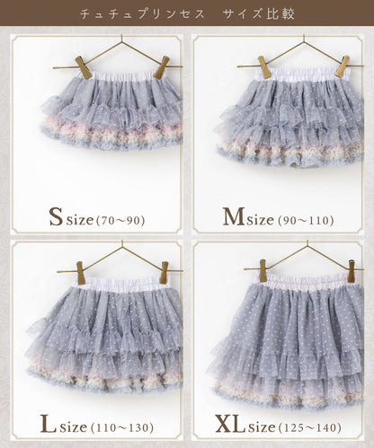 日本童裝 panpantutu 法式格紋藍 tutu裙 70-140cm 女童款 初生嬰兒 夏季 SKIRTS