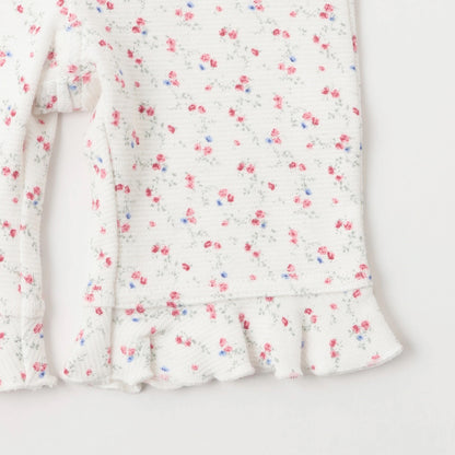 日本童裝 pe#main 防污系列 七分長荷葉邊褲 80-130cm 女童款 夏季 PANTS