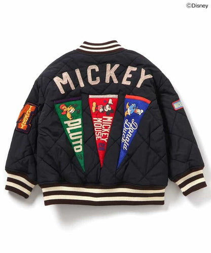 日本童裝 F.O.KIDS x Disney 拼布絎縫夾棉棒球外套 80-150cm 男童款/女童款 秋冬季 (適合初秋、香港平均溫度、寒冷天氣）OUTERWEAR  其他品牌童裝
