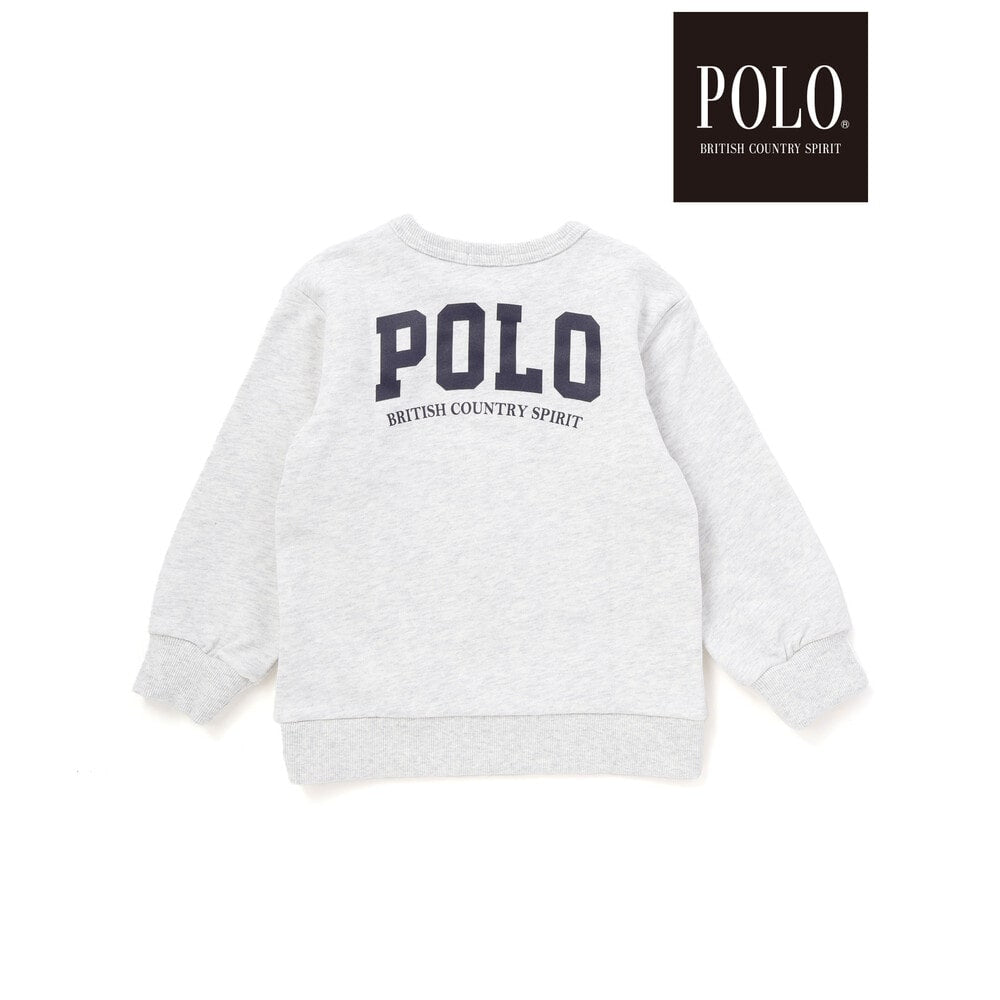 日本童裝  SLAP SLIP x POLO BCS Logo印花衛衣 80-130cm 男童款/女童款 秋季 TOPS