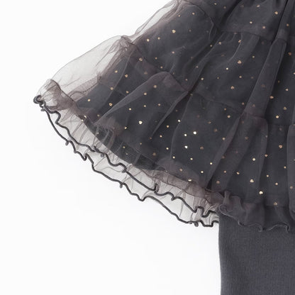 日本童裝 pe#main 薄紗裙連緊身褲 80-130cm 女童款 冬季 SKIRTS PANTS