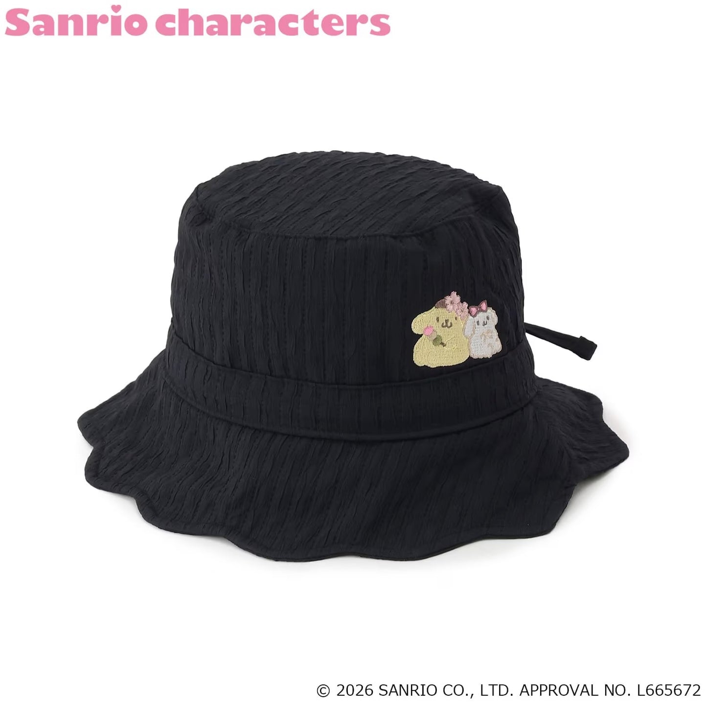 日本直送 pe#main x 【Sanrio】漁夫帽 50-54cm 帽系列