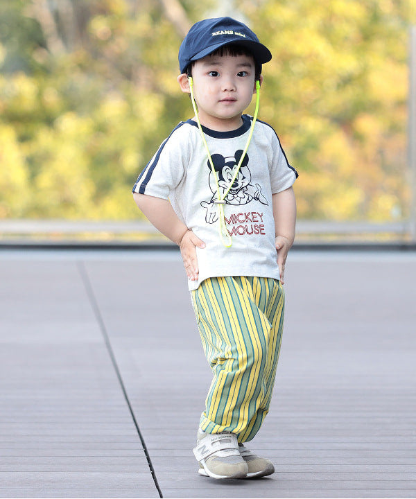 日本童裝 BEAMS mini x Disney MICKEY MOUSE上衣 90-140cm 女童款 夏季 TOPS