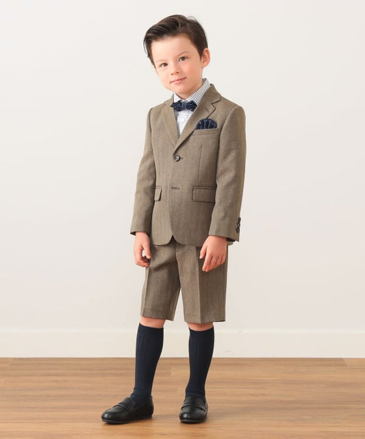 日本童裝 BEAMS mini 西裝套裝 100-130cm 男童款 冬季 OUTERWEAR TOPS PANTS 面試/宴會/表演