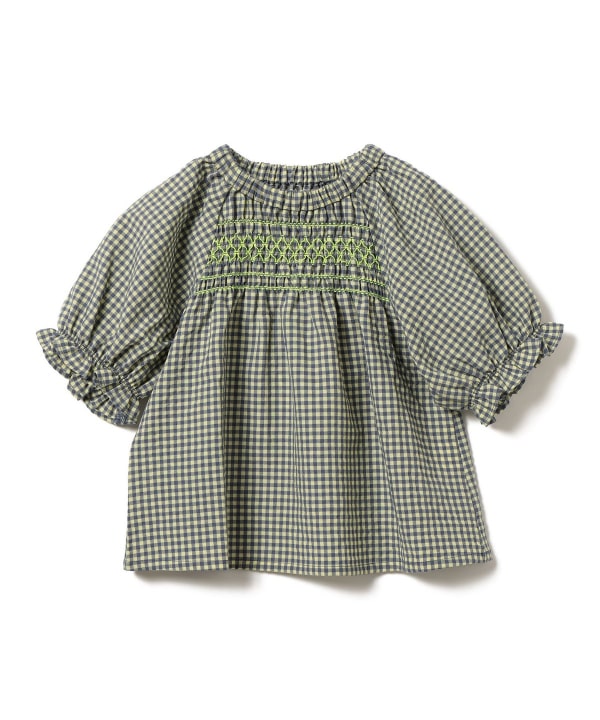 日本童裝 BEAMS mini 打纜上衣 90-140cm 女童款 夏季 TOPS