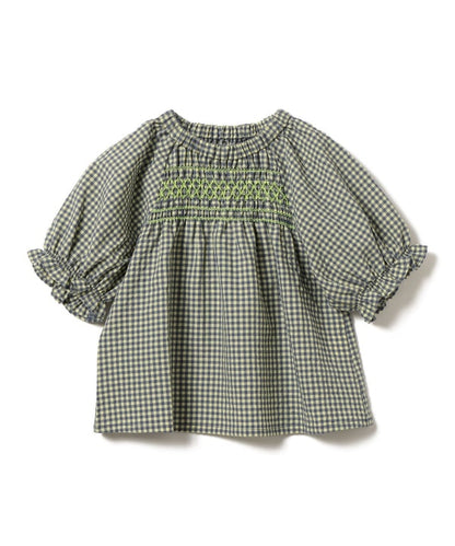 日本童裝 BEAMS mini 打纜上衣 90-140cm 女童款 夏季 TOPS