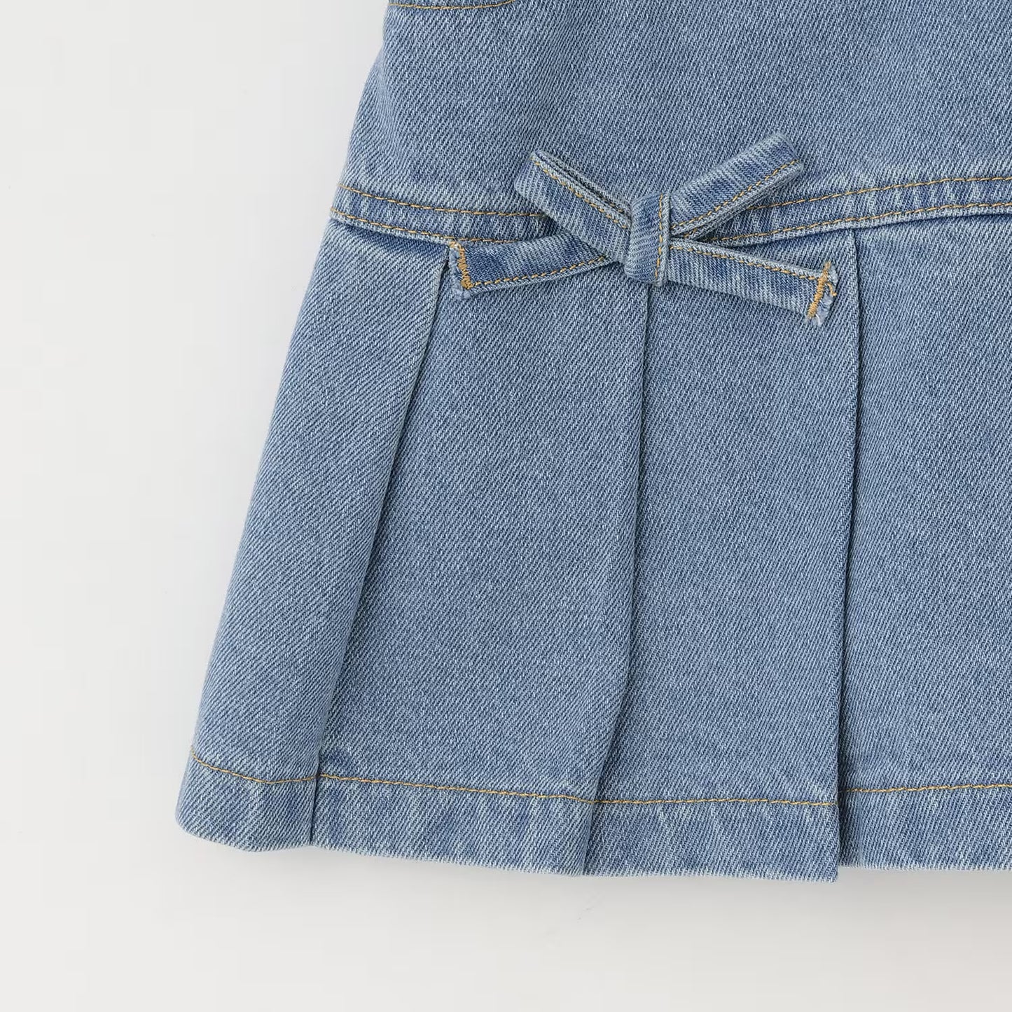 日本童裝 Ly# mine 牛仔百摺裙 100-140cm 女童款 秋季 SKIRTS