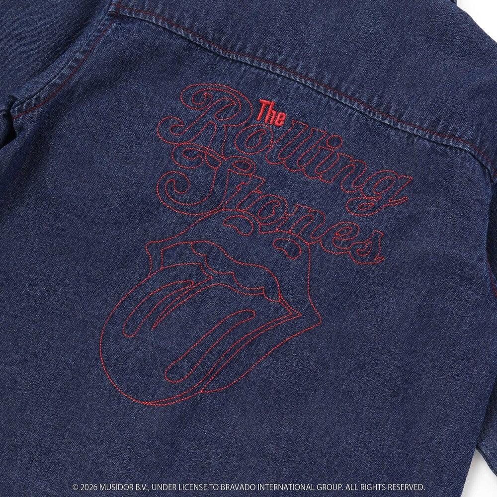 日本童裝 Slap Slip x The Rolling Stones 牛仔外套 90-130cm 男童款/女童款 秋季 OUTERWEAR 其他品牌童裝
