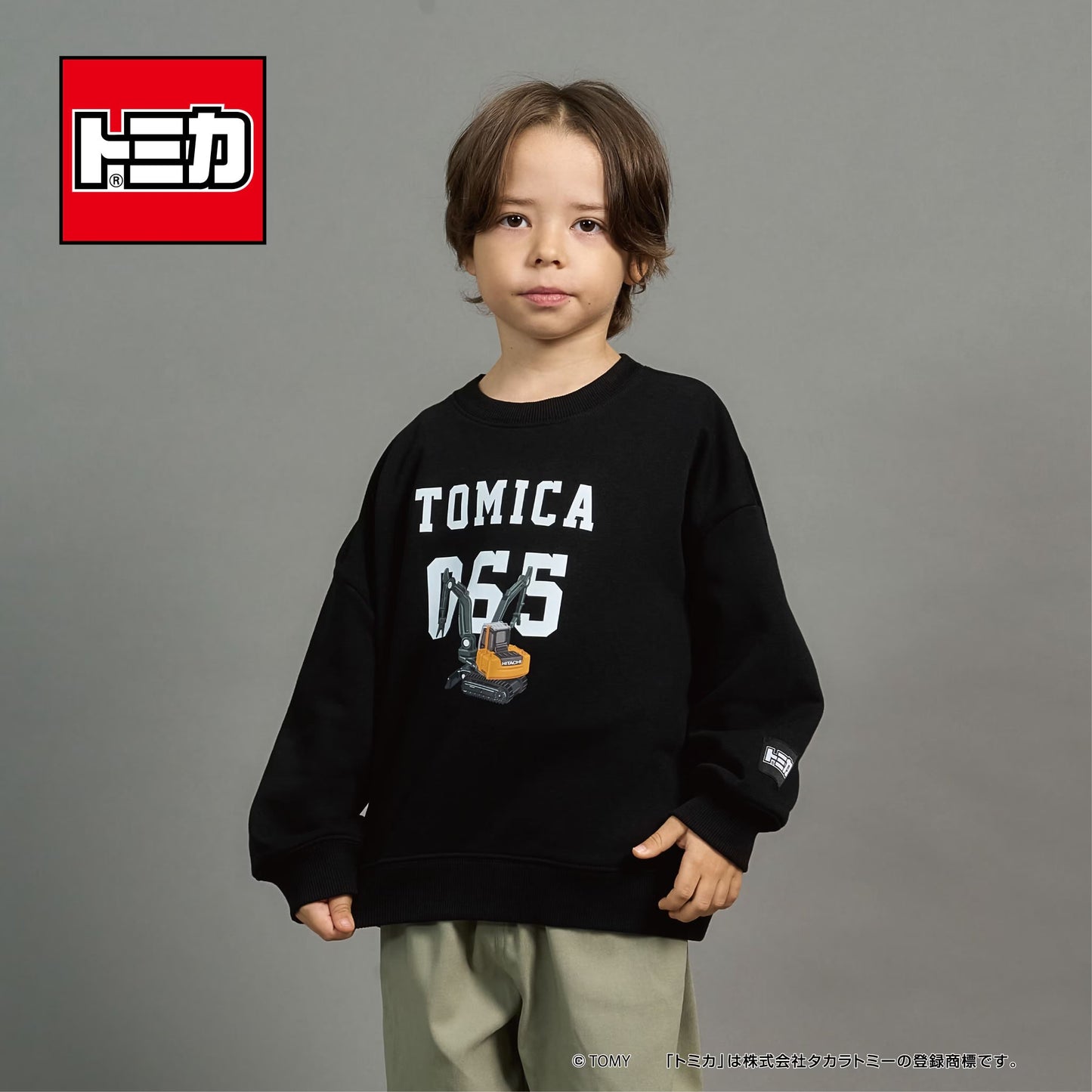 日本童裝 b・R# x Tomica 速乾系列 車車衛衣 90-130cm 男童款 冬季 TOPS