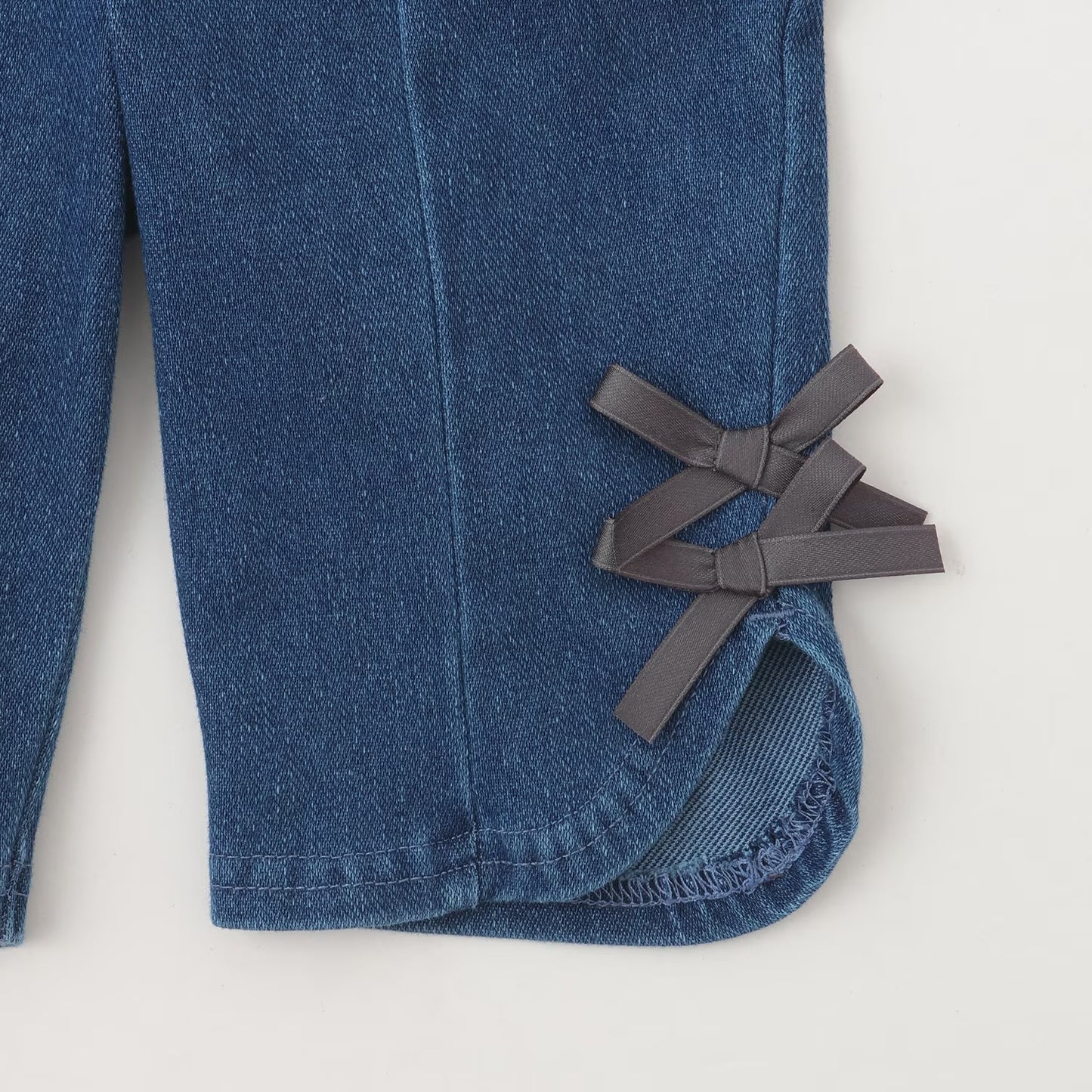 日本童裝 pe#main 防污系列 七分長蝴蝶結短褲 80-130cm 女童款 夏季 PANTS