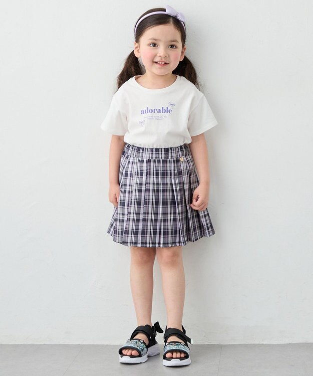 日本童裝 aF#a325 印花短袖上衣 90-160cm 女童款 夏季 TOPS