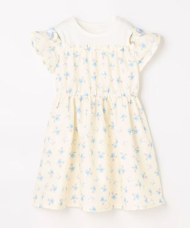 日本童裝 aF#a325 露肩連身裙 100-150cm 女童款 夏季 DRESSES