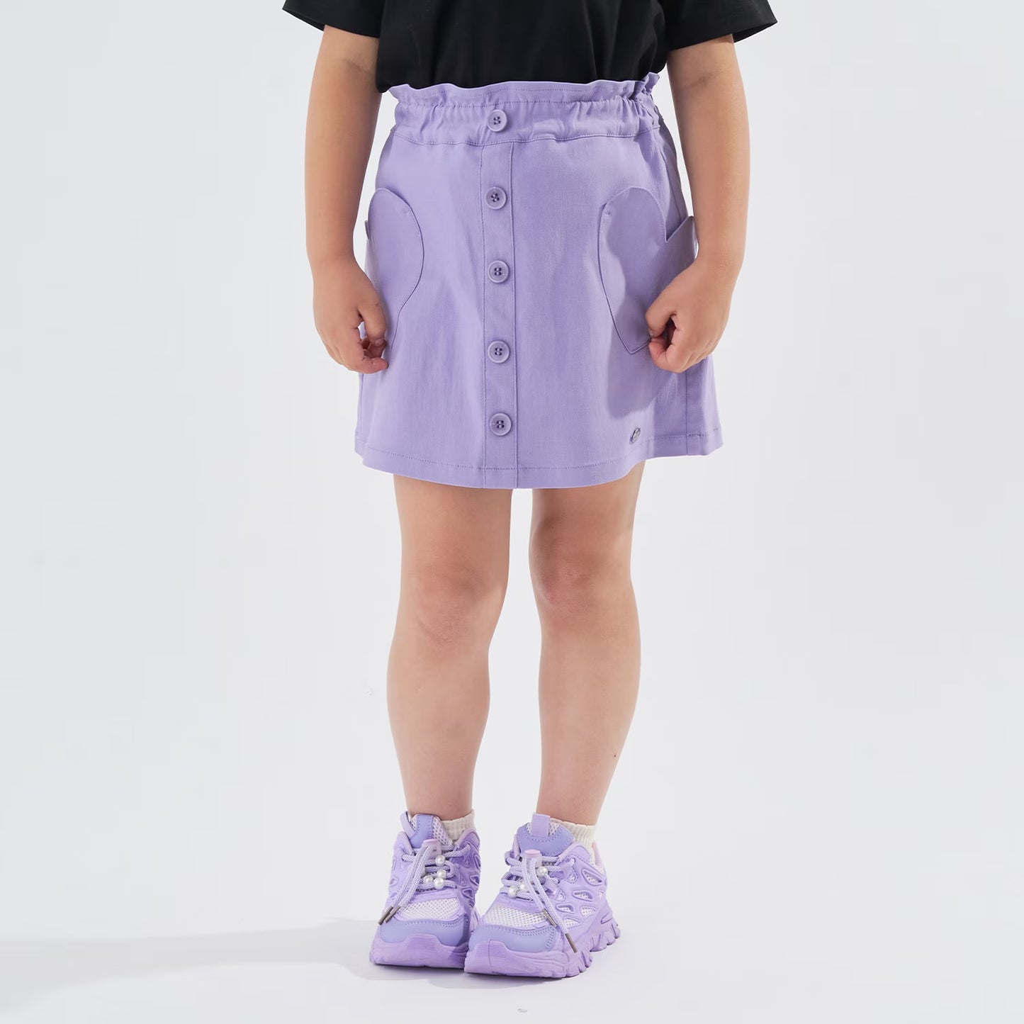日本童裝 Ly# mine 心型口袋裙褲 100-140cm 女童款 夏季 PANTS