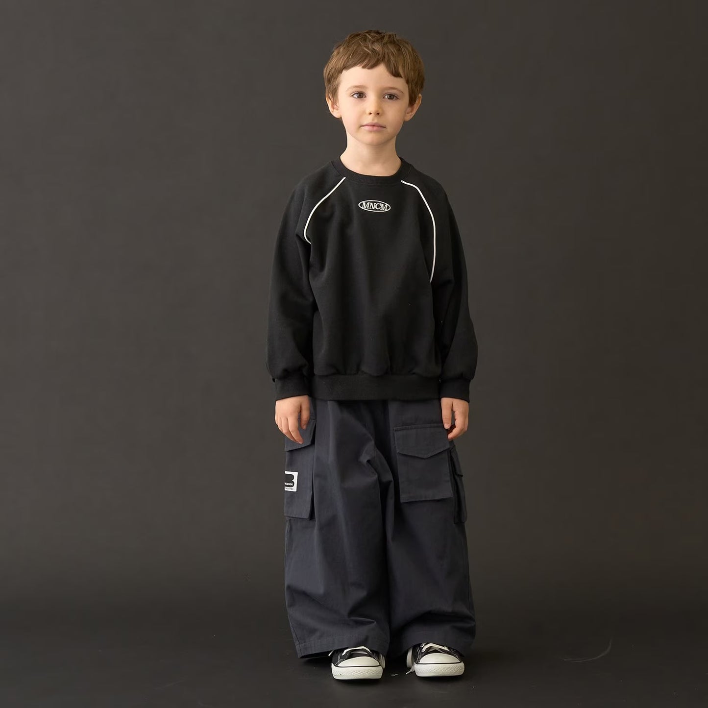 日本童裝 b・R# 抓毛數字印花衛衣 110-150cm 男童款 冬季 TOPS