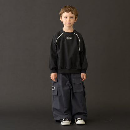 日本童裝 b・R# 抓毛數字印花衛衣 110-150cm 男童款 冬季 TOPS