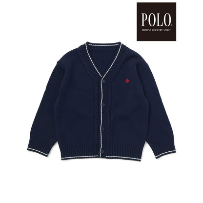 日本童裝  SLAP SLIP x POLO BCS 針織外套 80-130cm 男童款 秋季 OUTERWEAR 面試/宴會/表演