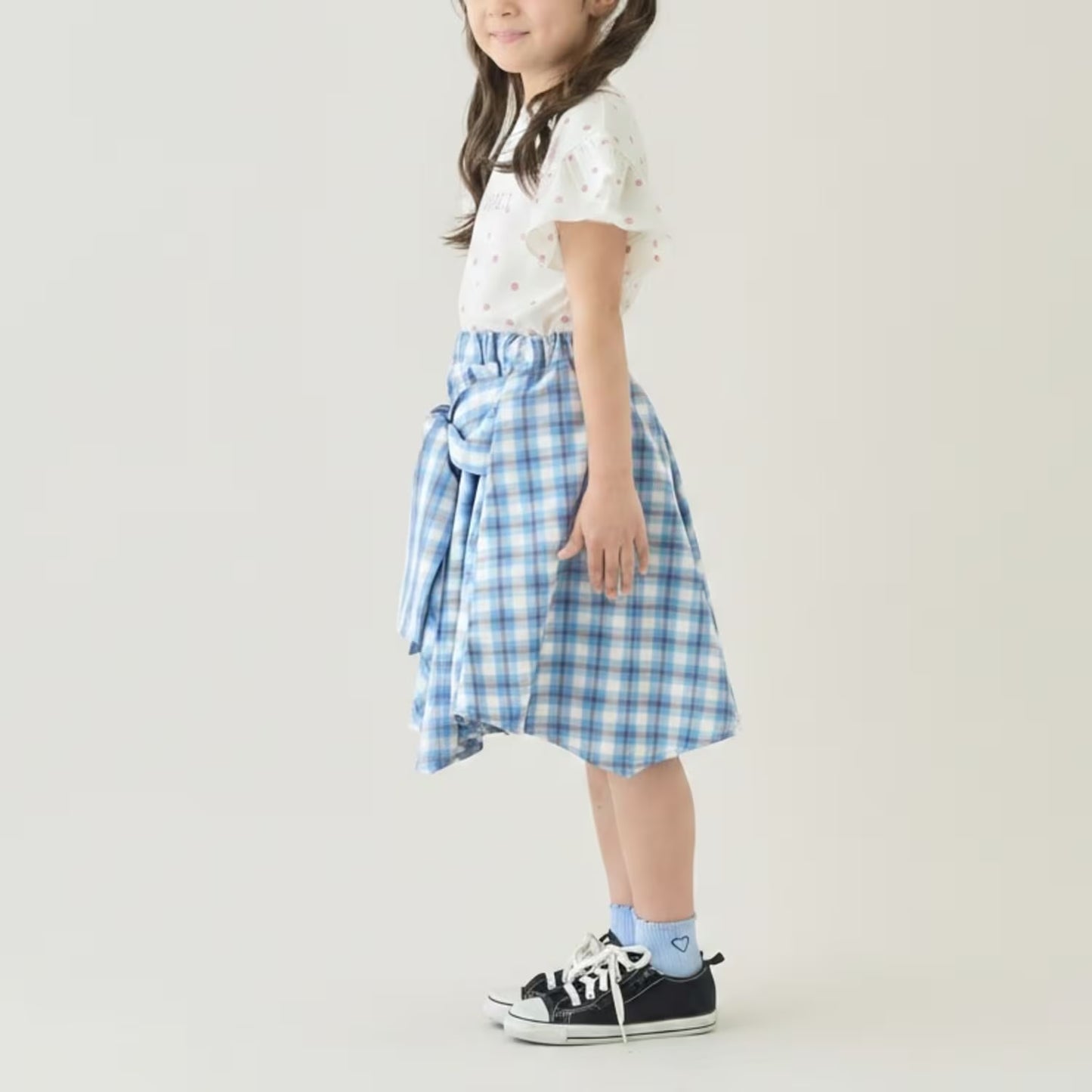 Japanese children's clothing Ly# mine tank top and shorts set 100-150cm girls summer TOPS PANTS 