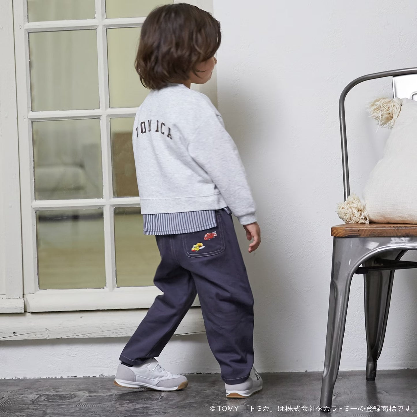 日本童裝 pe#main x Tomica 三件套裝 90-130cm 男童款 冬季 TOPS PANTS OUTERWEAR