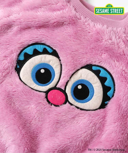 日本童裝 BREEZE x Sesame Street 毛毛上衣 80-140cm 男童款/女童款 冬季 TOPS