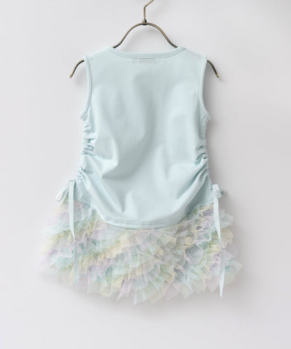 日本童裝 panpantutu 背心拼紗紗tutu連身裙 80-140cm 女童款 夏季 DRESSES