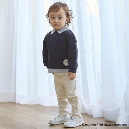 日本童裝 pe#main x Chiikawa 彈力休閒長褲 80-120cm 男童款 夏季 PANTS