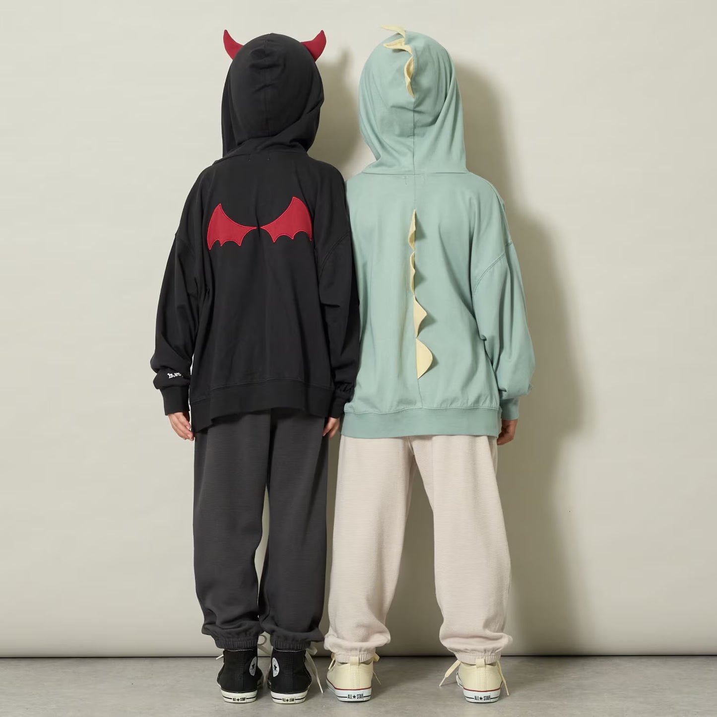 日本童裝 b・R# 吸水速乾 防UV 防污系列 恐龍惡魔薄衛衣 100-130cm 男童款/女童款 萬聖節 Cosplay服裝 Halloween攪鬼特輯