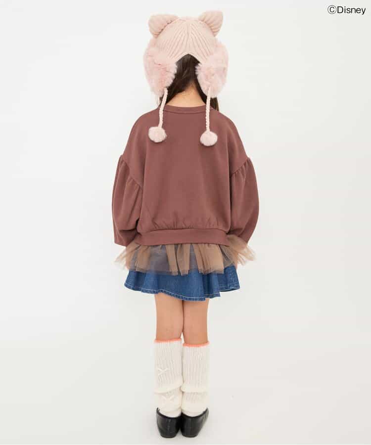 日本童裝 BREEZE x Disney Marie 拼紗衛衣 90-140cm 女童款 冬季 Tops