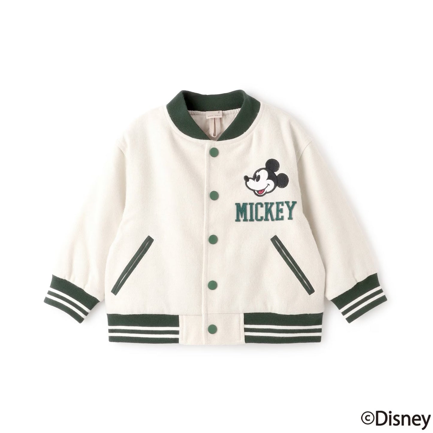 日本童裝 pe#main x Disney 棒球夾棉外套 80-130cm 男童款 秋季 (適合初秋、香港平均溫度）OUTERWEAR 