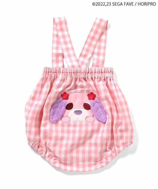 日本童裝 apres les cours x 茶犬 吊帶包屁褲 70-80cm 男童款/女童款 冬季 Jumpsuit