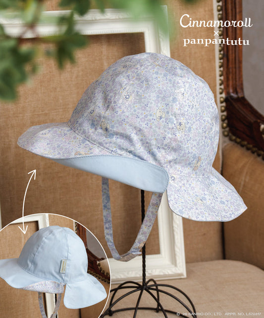 日本童裝 panpantutu x Sanrio Cinnamoroll 2Way 雙面漁夫帽 45-56cm 帽系列