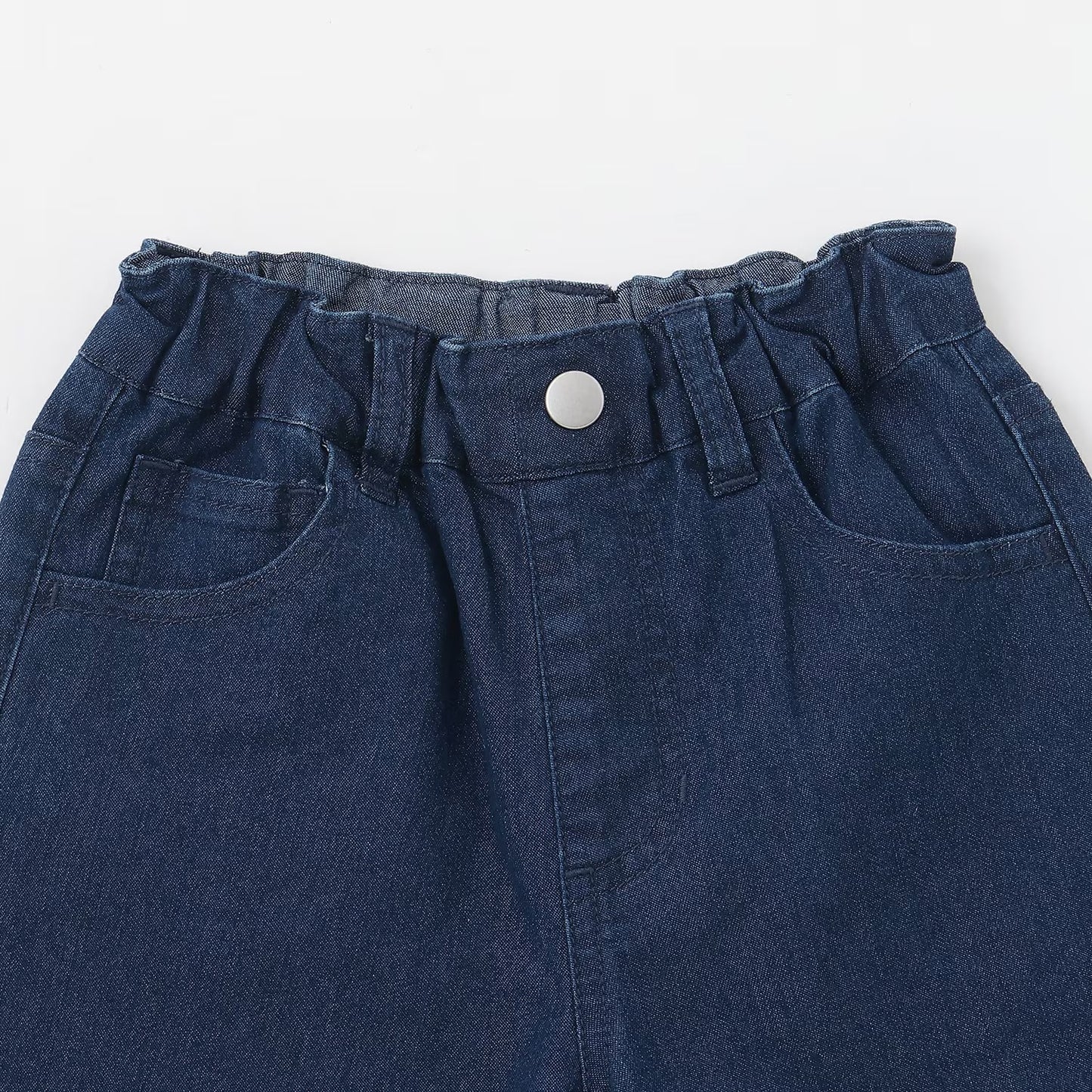 日本童裝 pe#main 寬鬆牛仔短褲 90-130cm 女童款 夏季 PANTS