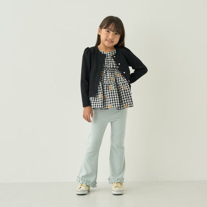 Japanese children's clothing Ly# mine tank top and shorts set 100-150cm girls summer TOPS PANTS 