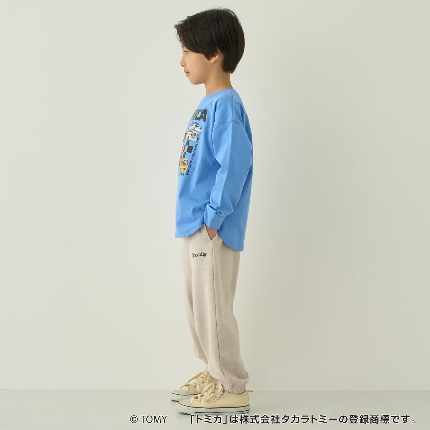 日本童裝 b・R# x Tomica 印花上衣 90-130cm 男童款 秋季 TOPS