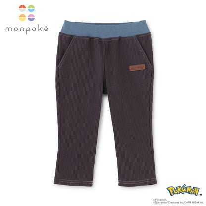 日本童裝 pe#main x【monpoke】休閒羅紋長褲 80-120cm 男童款/女童款 秋季 PANTS