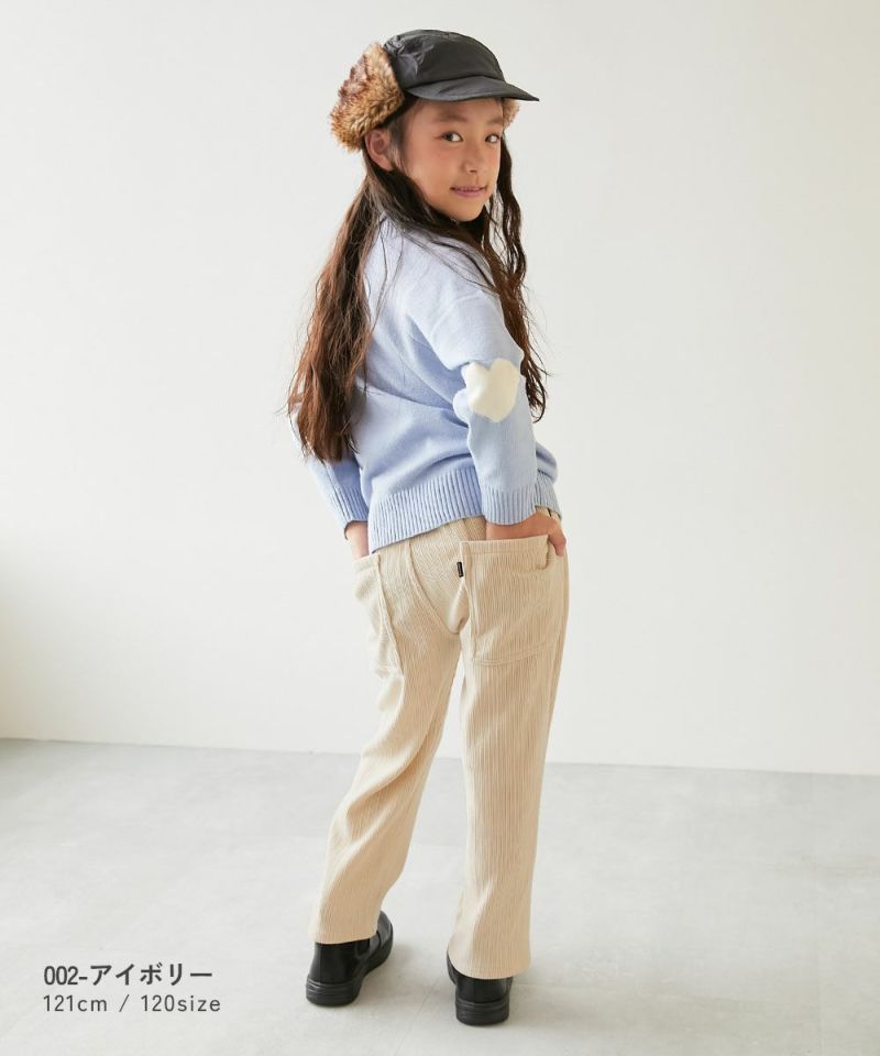日本童裝 dev!rock 口袋柔軟燈芯絨長褲 100-160cm 男童款/女童款 冬季 PANTS