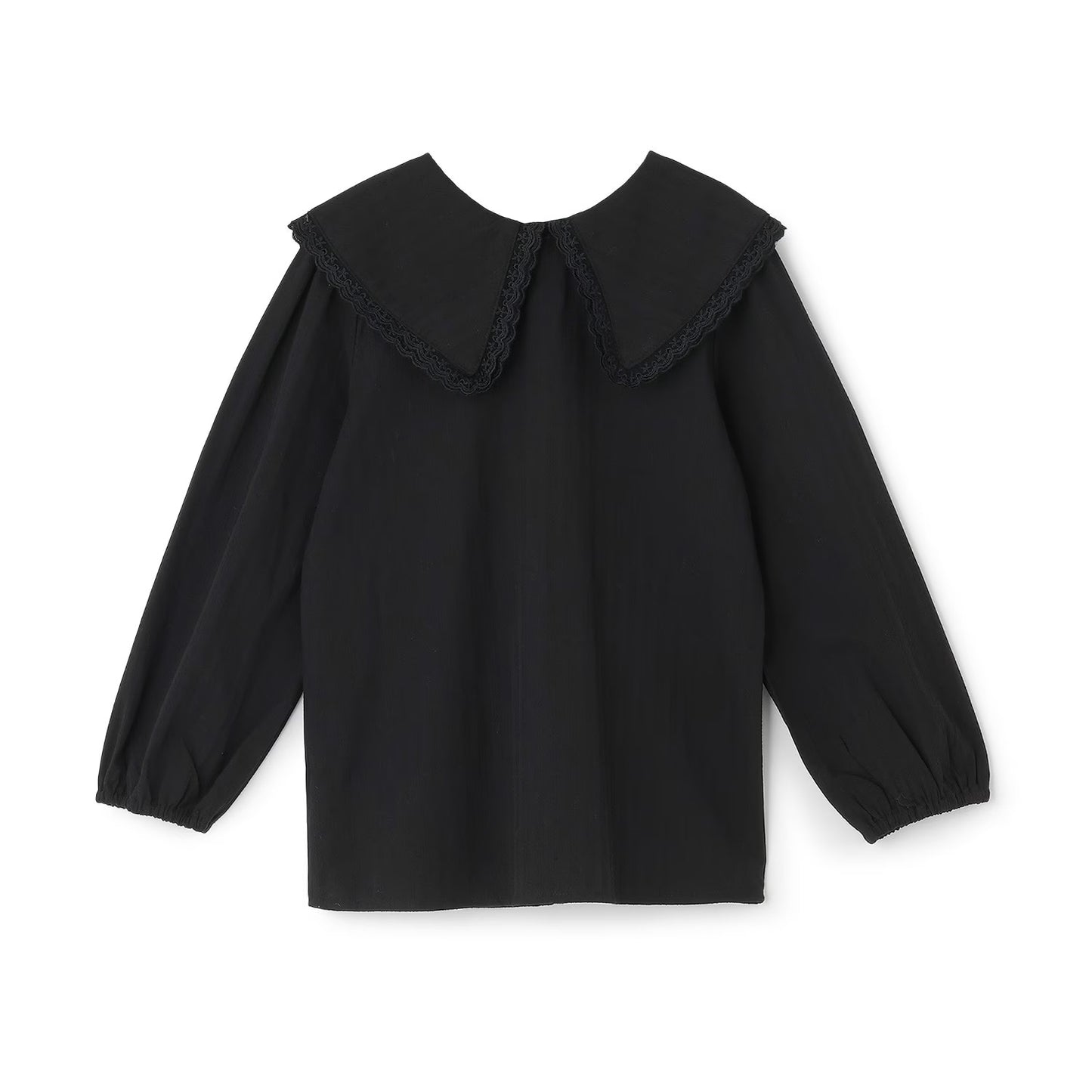 日本童裝 Ly# mine 2Way 前後兩著 荷葉領襯衫 100-140cm 女童款 秋季 TOPS 面試/宴會/表演