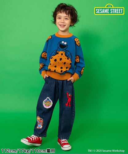 日本童裝 BREEZE x Sesame Street 休閒長褲 80-140cm 男童款/女童款 冬季 PANTS