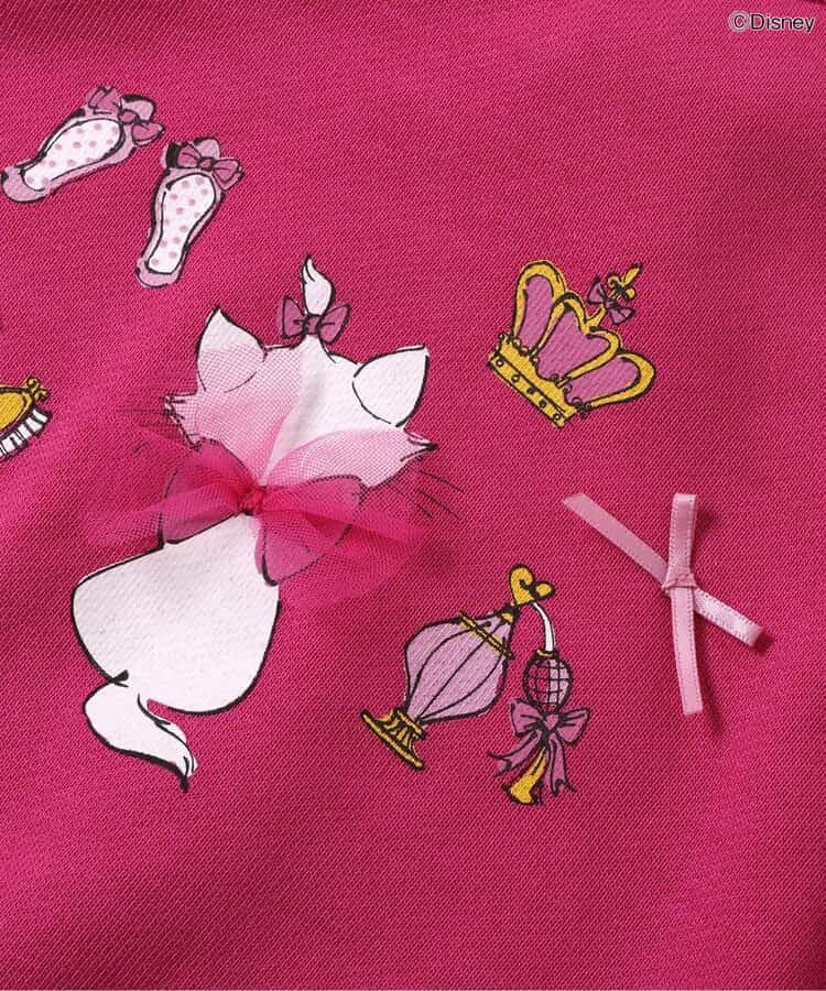 日本童裝 apres les cours x Disney Marie印花衛衣 80-140cm 女童款 冬季 TOPS 聖誕紅/新年紅