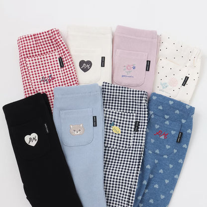 日本童裝 pe#main 七分長褲 80-130cm 女童款 夏季 PANTS