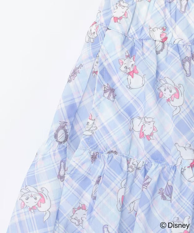 日本童裝 aF#a325 x Disney Marie 格子短裙 110-160cm 女童款 夏季 SKIRTS