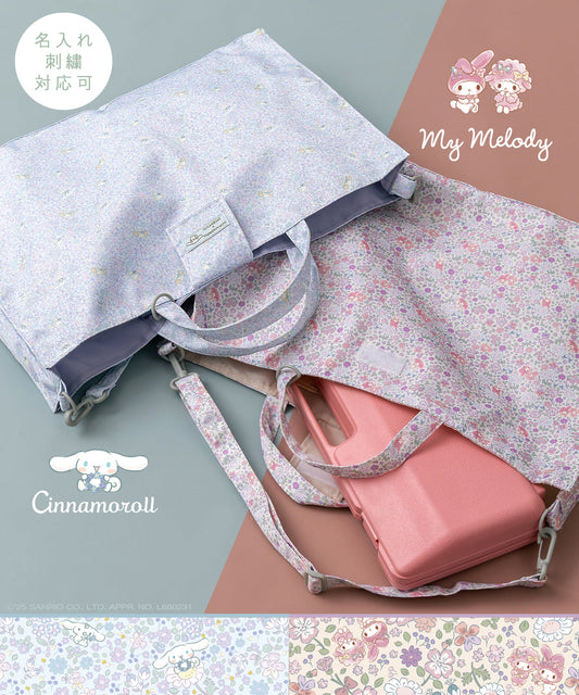 日本童裝 panpantutu x Sanrio My Melody Cinnamoroll 可繡名 2Way 功課袋 包系列 其他品牌