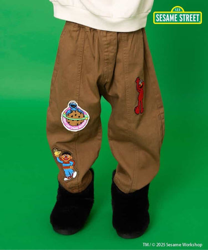 日本童裝 BREEZE x Sesame Street 休閒長褲 80-140cm 男童款/女童款 冬季 PANTS