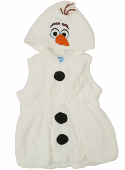 日本童裝 Disney Olaf連帽背心 80-130cm 男童款/女童款 Christmas 聖誕快樂特輯 聖誕服裝/飾物配件