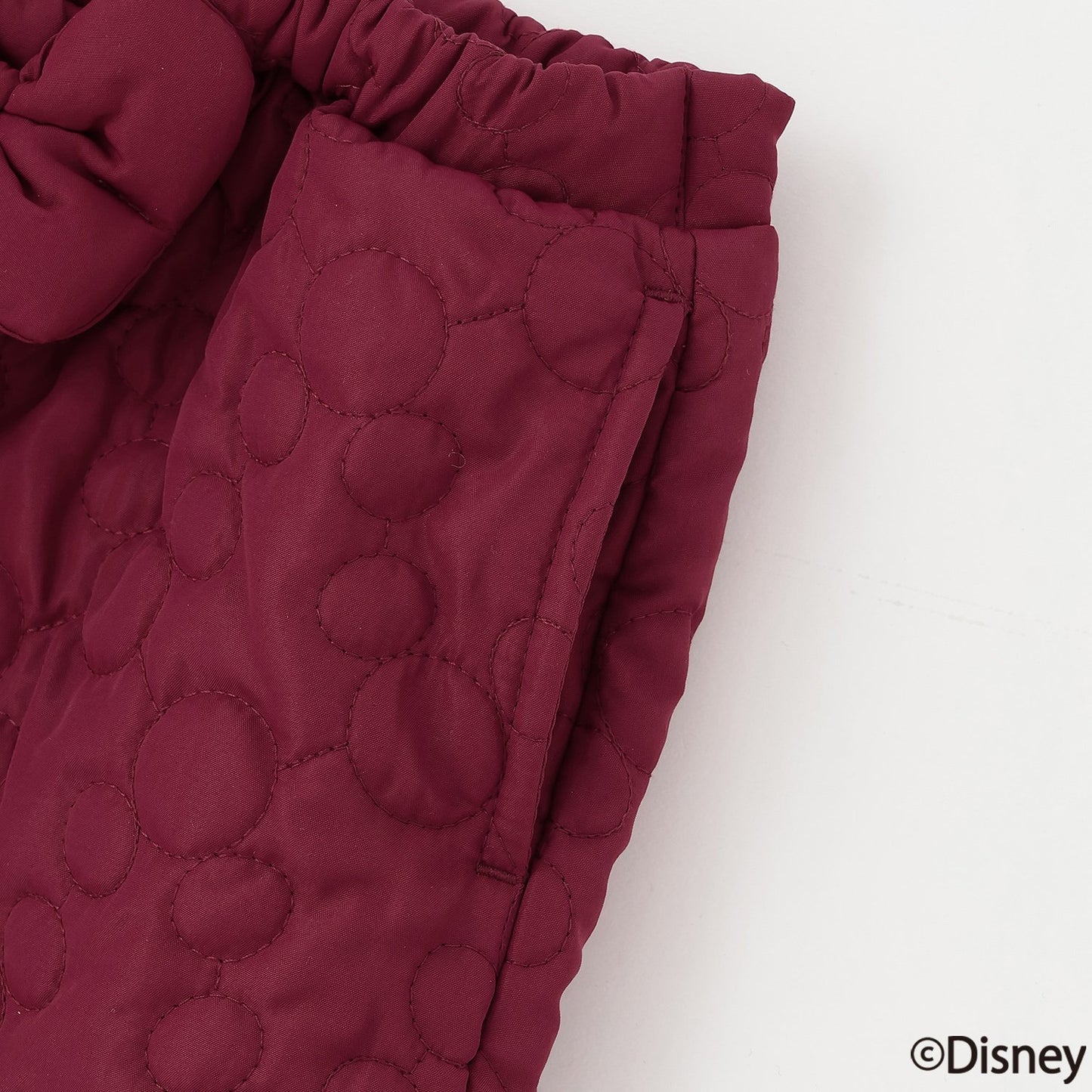 日本童裝 pe#main x Disney 絎縫短裙 80-130cm 女童款 秋季 SKIRTS 聖誕紅/新年紅