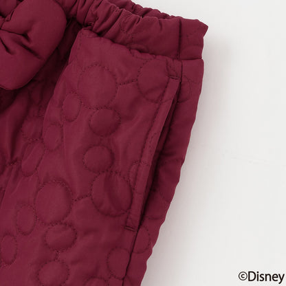 日本童裝 pe#main x Disney 絎縫短裙 80-130cm 女童款 秋季 SKIRTS 聖誕紅/新年紅